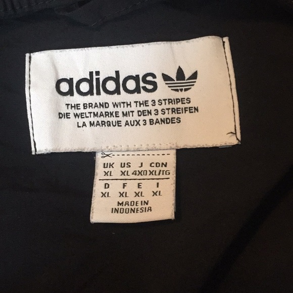 Adidas Track Jacket w/black stripes - Picture 3 of 3
